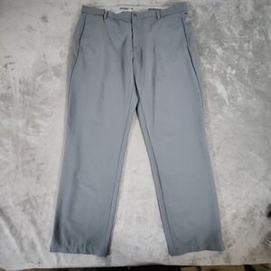 Adidas Golf Pants Men's 40x32‎ Gray Chino Sportswear Casual Activewear Preppy